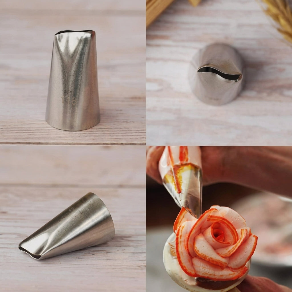 118 Icing Nozzle – Specialty Piping Tip for Textured Cake Decorations