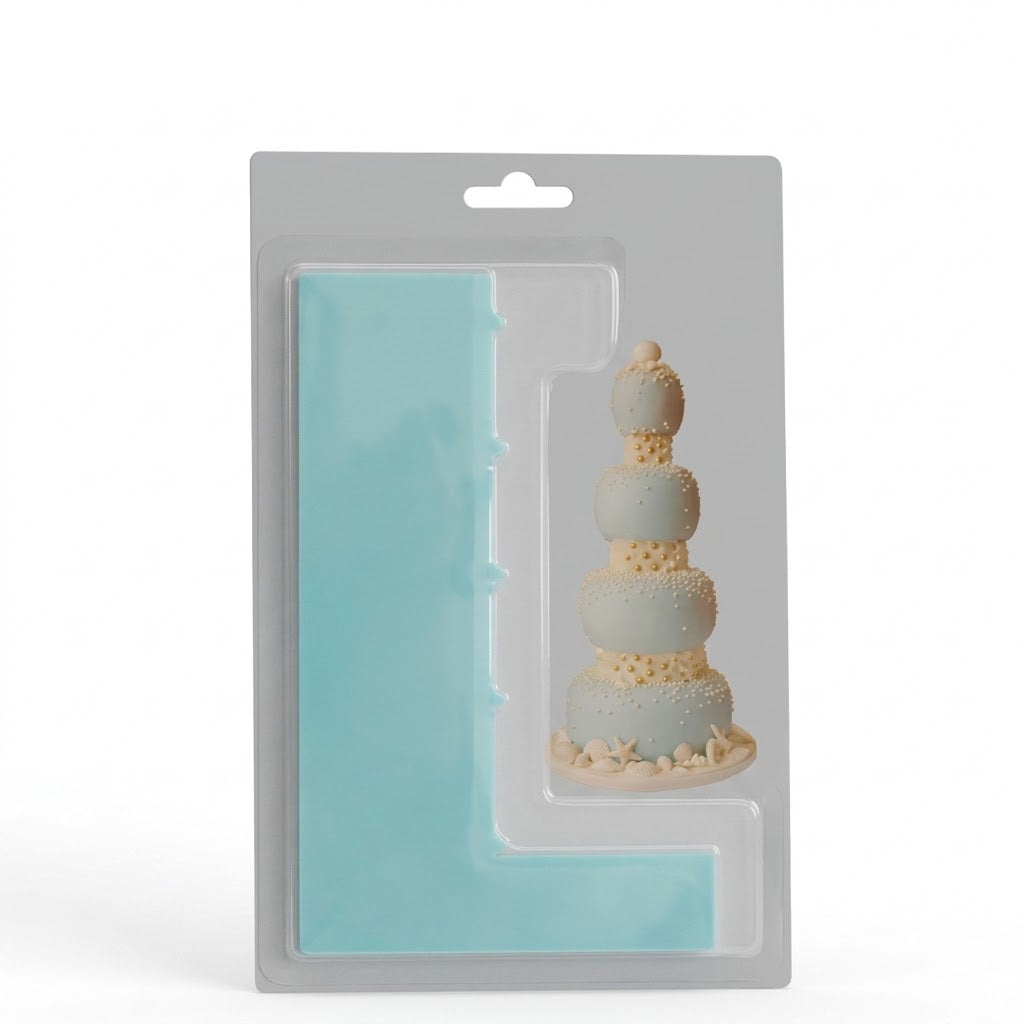 Cake Contour Comb Design 1 – Cake Decorating Tool for Textured Frosting