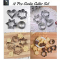 12 Pcs Steel Cookie Cutter