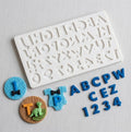 Alphabet & Number Silicone Mold – Premium Letter & Number Cake & Chocolate Decoration Mold