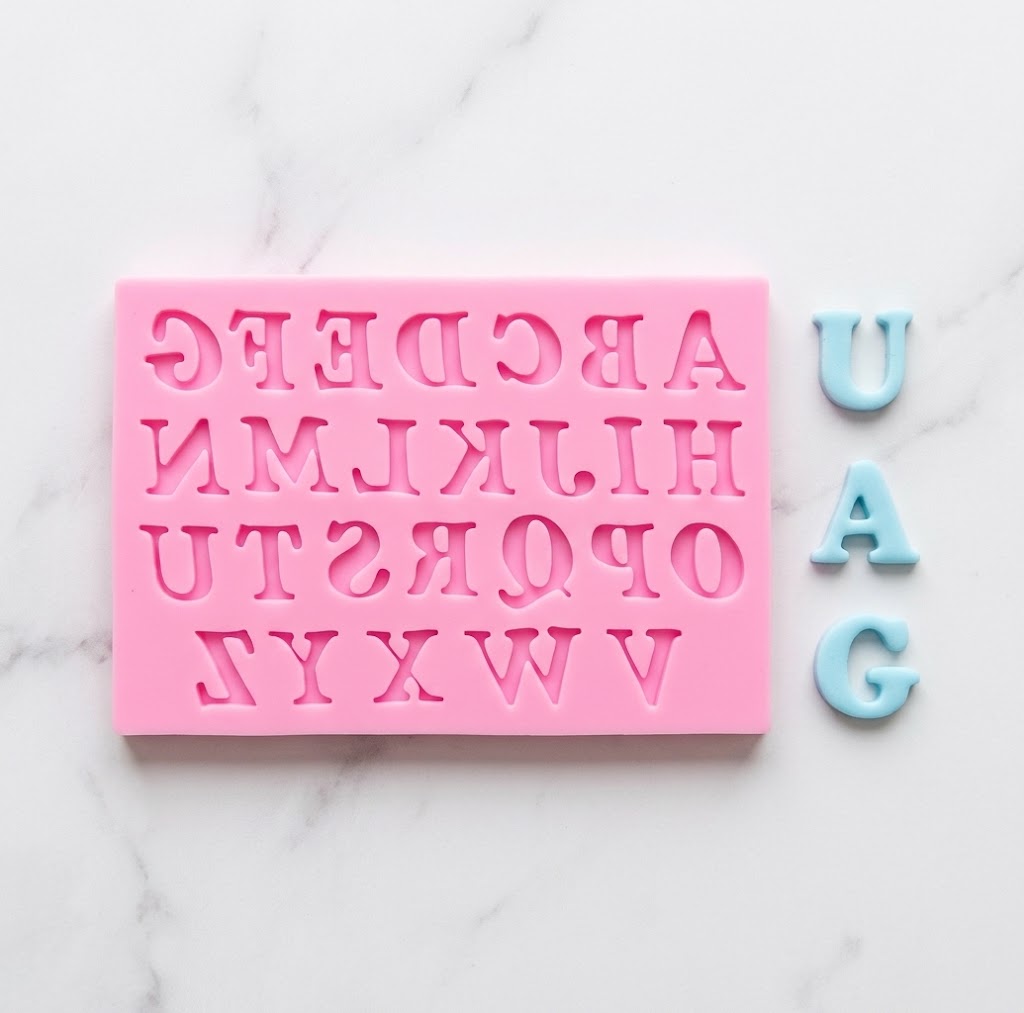 Alphabet Silicone Mold – Premium Letter-Shaped Chocolate & Cake Decoration Mold