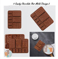 9 Cavity Chocolate Bar Mold – Design 2