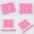 4 Cavity Vehicles Silicone Mold – Premium Vehicle-Shaped Chocolate & Cake Decoration Mold