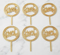 Small Birthday Cake Toppers – Pack of 10 | Premium Cake Decoration Toppers for Birthday Cakes & Cupcakes