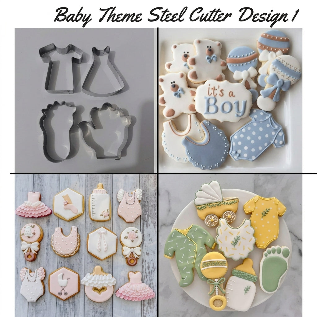 Baby Theme Steel Cutter – Design 1 | Fondant & Cookie Cutter