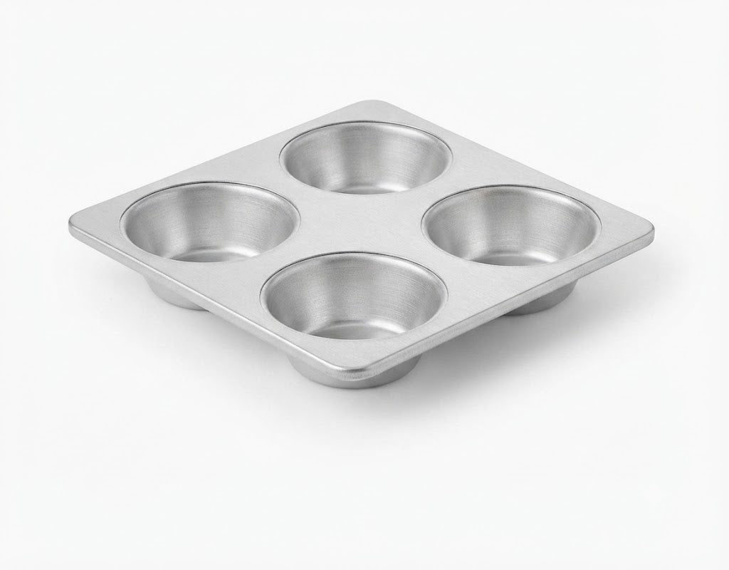 4 Cupcake Baking Tray – Non-Stick Muffin Pan for Cupcakes, Muffins & Mini Cakes