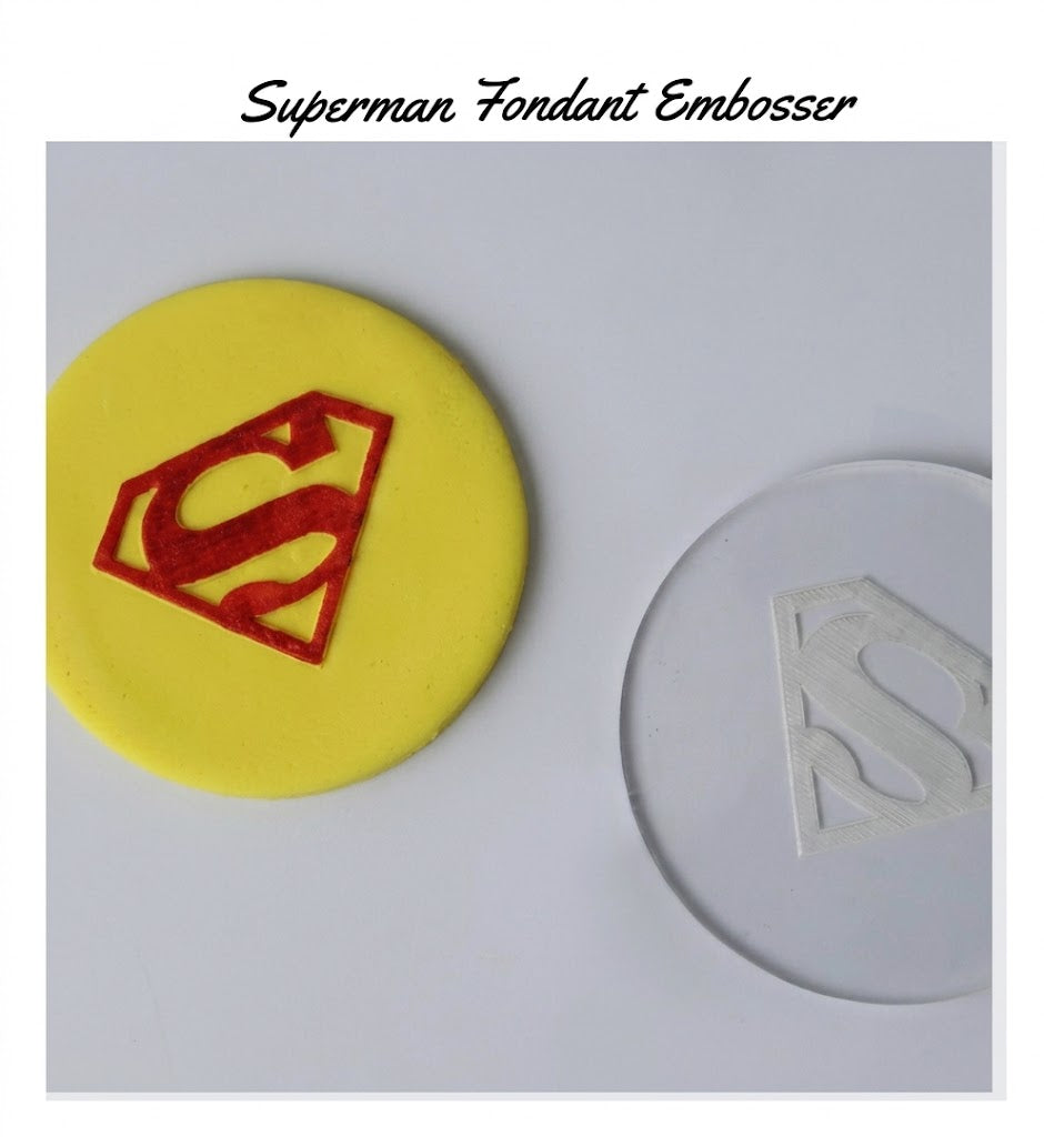 Superman Fondant Embosser – Cake & Cookie Decorating Tool