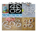 5 Pcs Plastic Cloud Cutters – Fondant & Cookie Decorating Set
