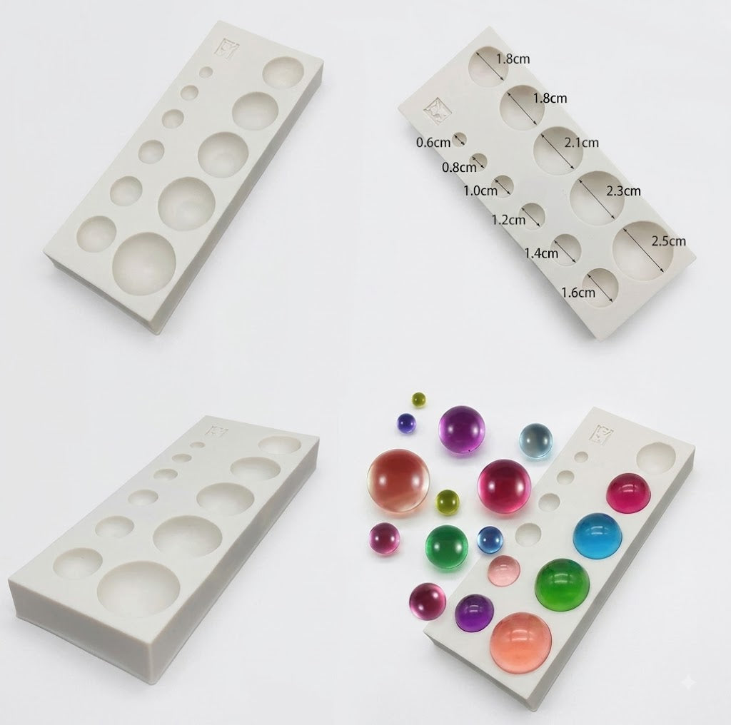 Round Silicone Mold – Premium Round-Shaped Baking, Chocolate & Cake Decoration Mold