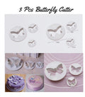 3 Pcs Butterfly Cutters – Fondant & Cookie Decorating Set