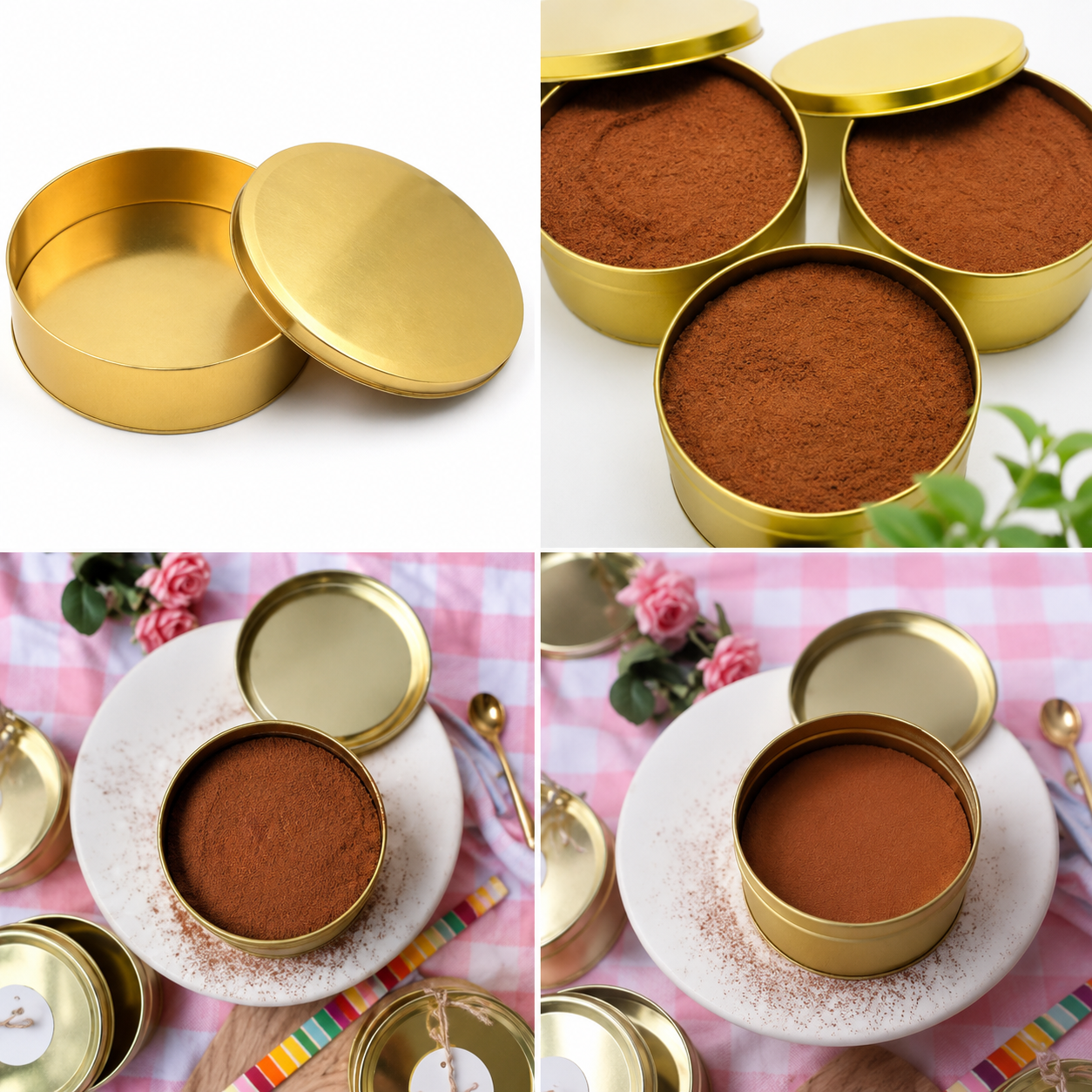 3 Inch Dream Tin – Premium Decorative Tin Box for Cakes, Desserts & Gifts
