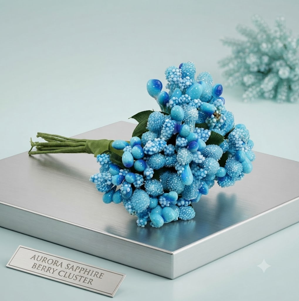 Blue Flower Stamens – Artificial Floral Stamens for Sugar Flowers, Cake Decorating & DIY Crafts