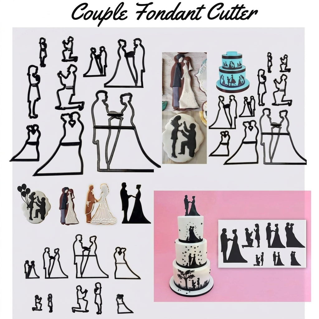 Couple Cutter – Fondant & Cookie Decorating Tool