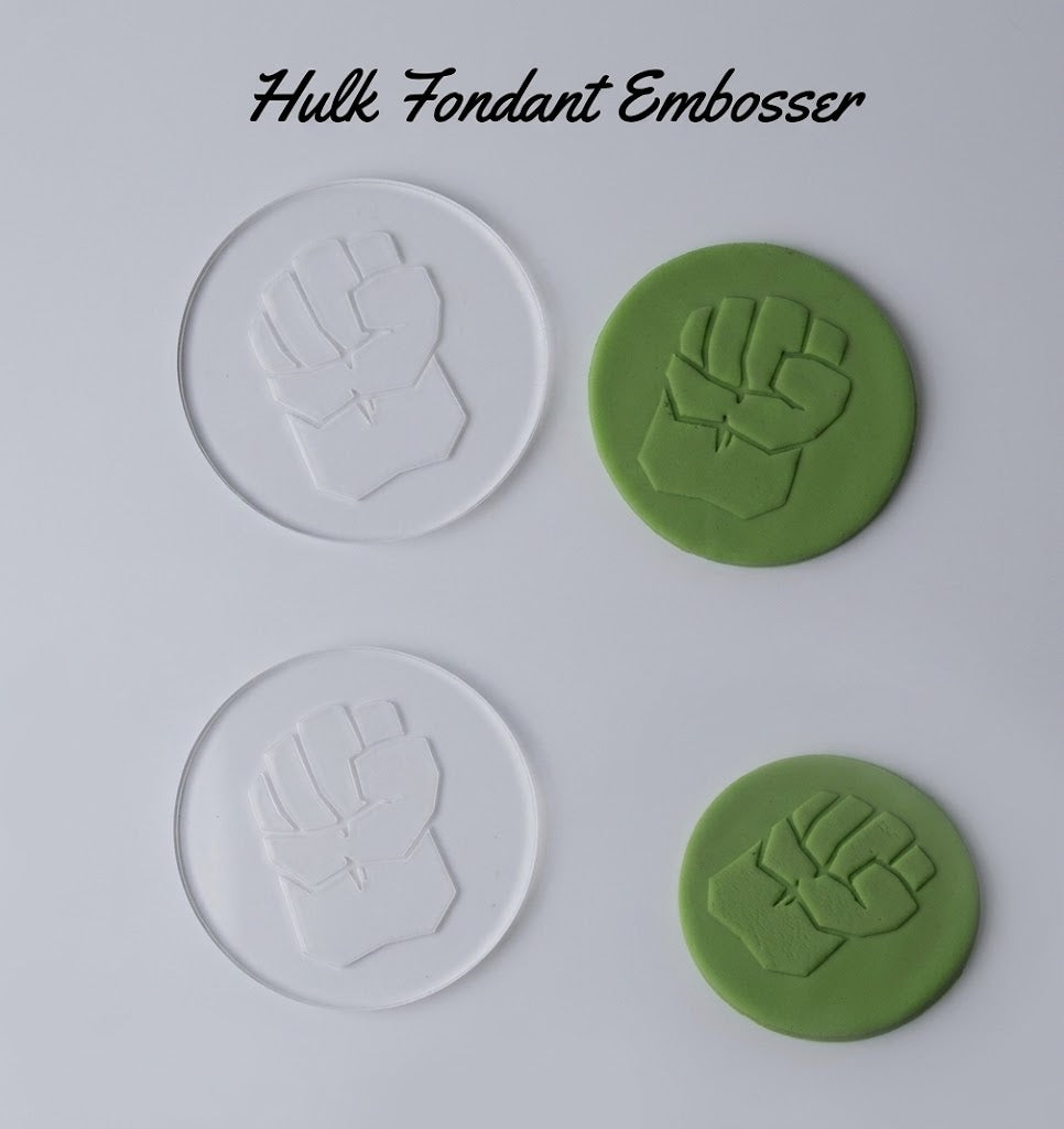 Hulk Fondant Embosser – Cake & Cookie Decorating Tool