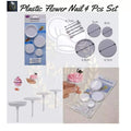 4 Pcs Plastic Flower Nail
