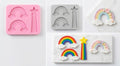 Rainbow Silicone Mold – Premium Rainbow-Shaped Chocolate & Cake Decoration Mold