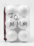 70mm Thermocol Balls – Craft, Cake & Party Decoration