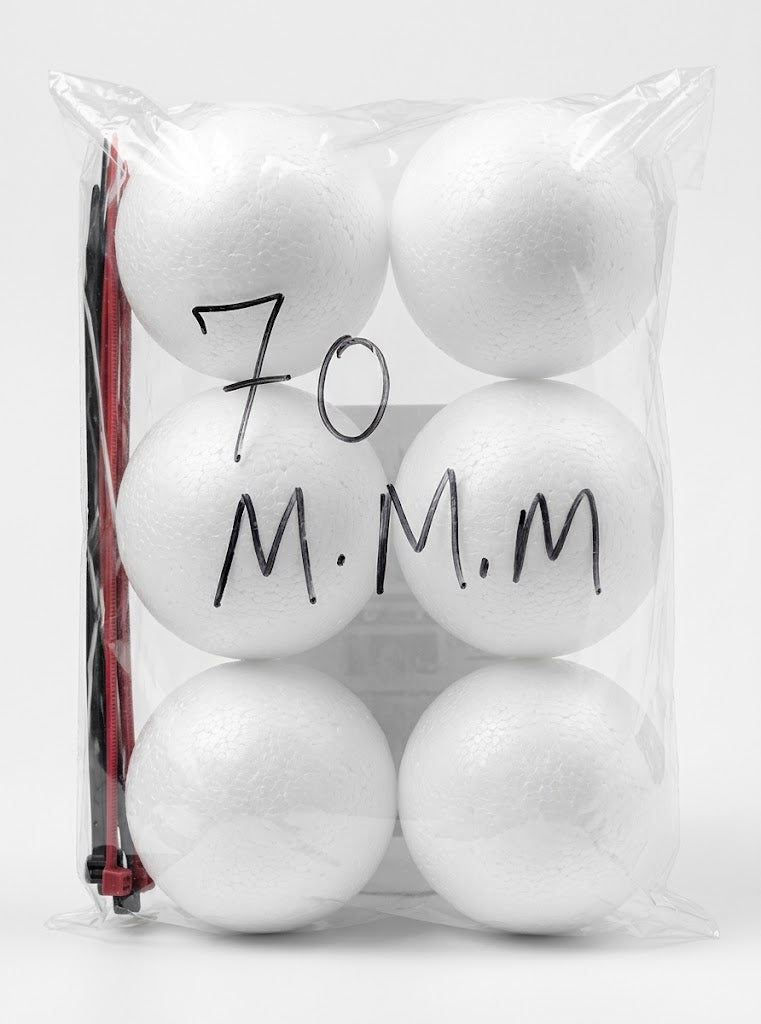 70mm Thermocol Balls – Craft, Cake & Party Decoration