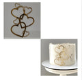 7 Multi Heart Acrylic Cake Topper for Cake Decorating – Premium Heart Cake Decoration