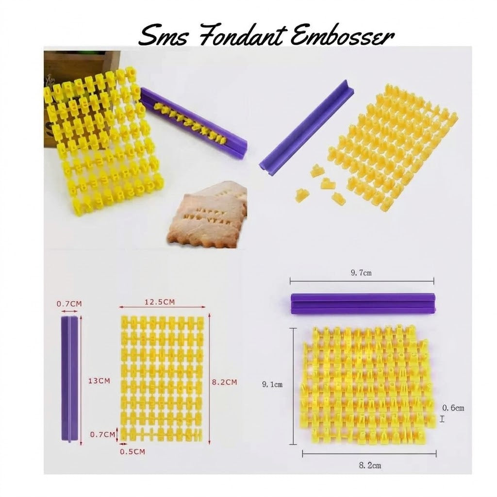 SMS Fondant Embosser – Cake & Cookie Decorating Tool