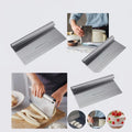 22cm Steel Cake Scraper – Stainless Steel Icing & Cake Decorating Tool