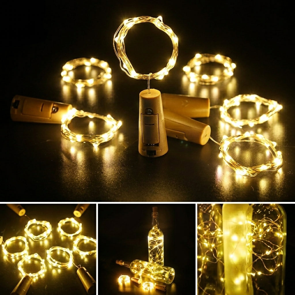 Wine LED Lights – Decorative String Lights for Parties & Events