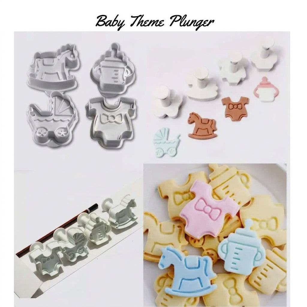 Baby Theme Plunger Cutter – Fondant & Cookie Decorating Tool