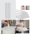 4 Pcs Thick Dowel Rods – Cake Support & Stacking Tools for Decorating