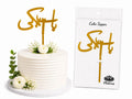 Baat Pakki Cake Topper – Premium Engagement & Proposal Cake Decoration