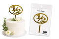 Half Birthday (1/2) Cake Topper – Premium 6 Month Baby Celebration Cake Decoration