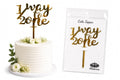 1/2 Way to One Cake Topper – Premium Half Birthday Cake Decoration for 6 Month Baby Celebration