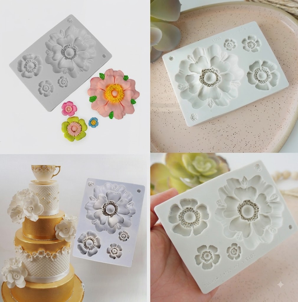 Flower Silicone Mold – Premium Flower-Shaped Chocolate & Cake Decoration Mold