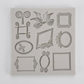 10 Cavity Frame Silicone Mold – Premium Decorative Frame Chocolate & Cake Decoration Mold