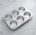 6 Cupcake Baking Tray – Non-Stick Muffin Pan for Cupcakes, Muffins & Mini Cakes