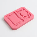 2 Cavity Frame Silicone Mold – Premium Decorative Frame Chocolate & Cake Decoration Mold