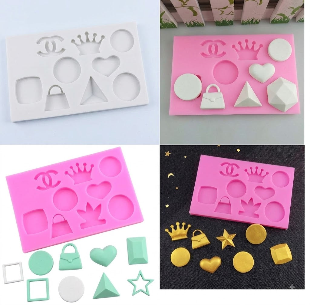 Brand Logo Silicone Mold – Premium Logo-Shaped Chocolate & Cake Decoration Mold