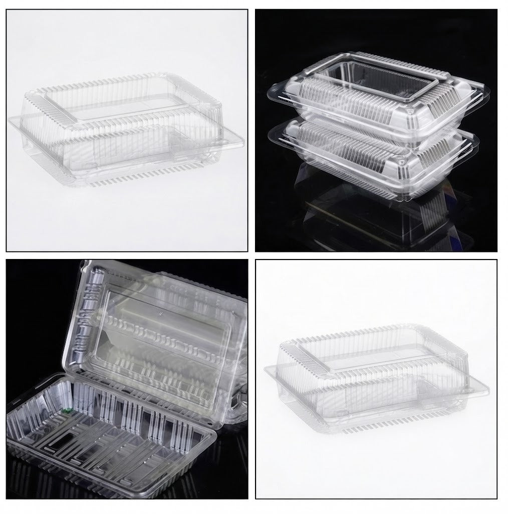 H-6 Disposable Brownie Box – Pack of 10 | Premium Food Packaging for Brownies, Desserts & Bakery Items