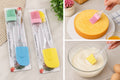 Acrylic Handle Spatula & Brush Set – Cake Decorating Tools for Baking, Fondant & Pastry