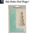 Cake Contour Comb Design 1
