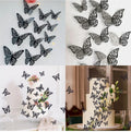 Black Butterfly Pack OF 12 Pcs
