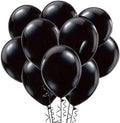 Black Metallic Balloon 12 Pcs Pack