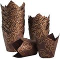 Brown Tulip Liners Pack Of 50 Pcs