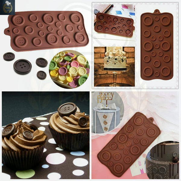 Button Chocolate Mold