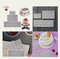 Uppercase, Lowercase & Number Silicone Mold – Letter & Number Chocolate, Fondant Mold