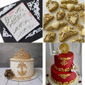 Baroque Silicone Mold – Elegant Fondant, Chocolate & Gum Paste Decoration Mold