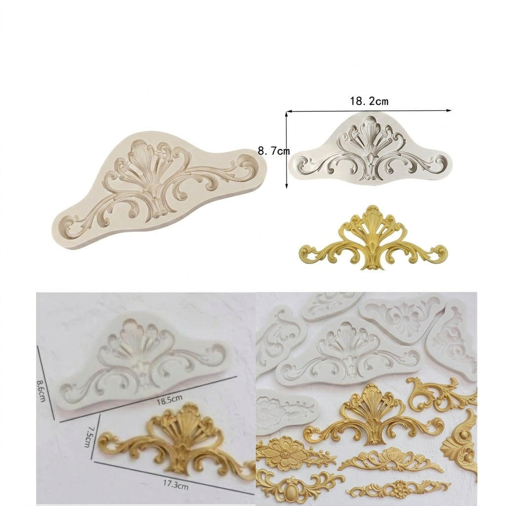 Dholki Theme Silicone Mold – Pakistani Wedding & Mehndi Cake Decoration Mold