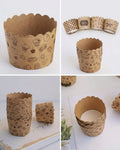 Brown Cupcake Liners Pack of 10 Pcs – Baking Cups for Cupcakes & Muffins