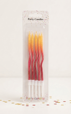 Elegant Curve Spiral Candles Set – Decorative Birthday & Cake Candles (Multi Colors Available)