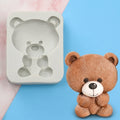 Teddy Bear Silicone Mold – Cake Topper & Chocolate Decoration Mold