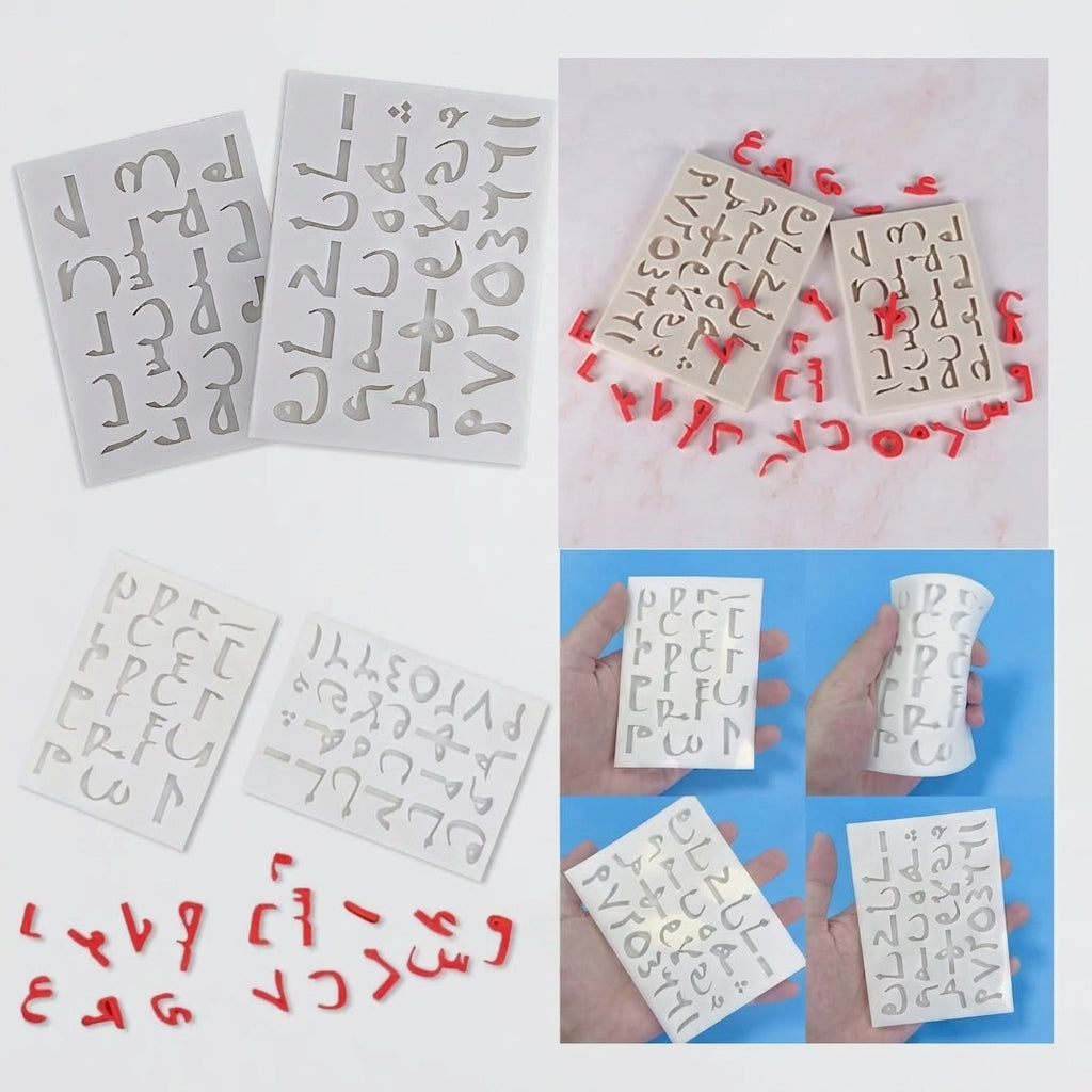 Arabic Alphabet Silicone Mold – Letter Chocolate, Fondant & Candy Making Mold
